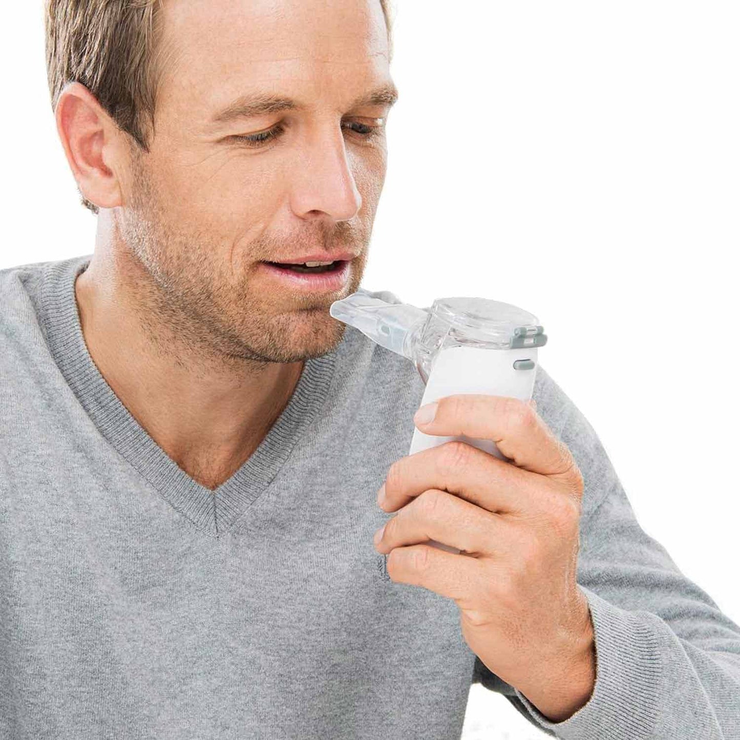 Beurer IH 55 Inhalationsgerät mit Maske - Anwendung des Verneblers für effektive Inhalation - Med-Praxisbedarf