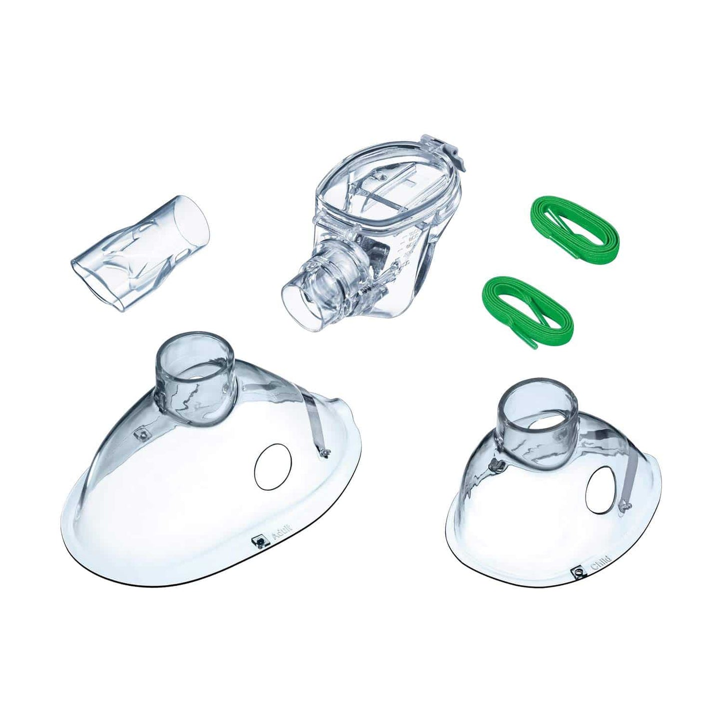 Inhalator Zubehör Set IH 55 Yearpack - praktisches Ersatzteilpaket für tägliche Therapie - Med-Praxisbedarf