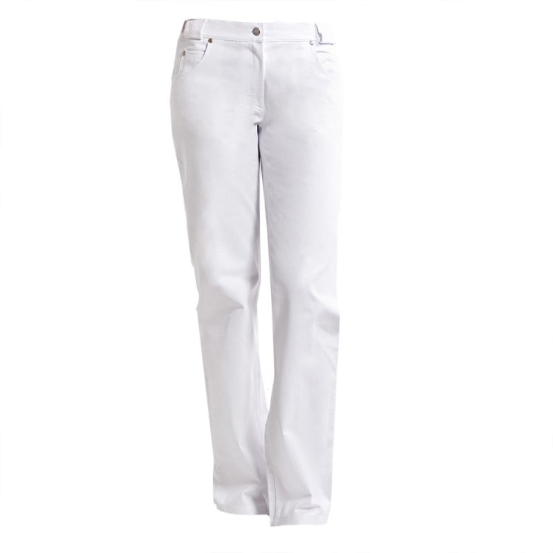 Chino-Hose für Damen von Bierbaum-Proenen - hoher Stretch-Anteil für medizinische Berufe - Med-Praxisbedarf