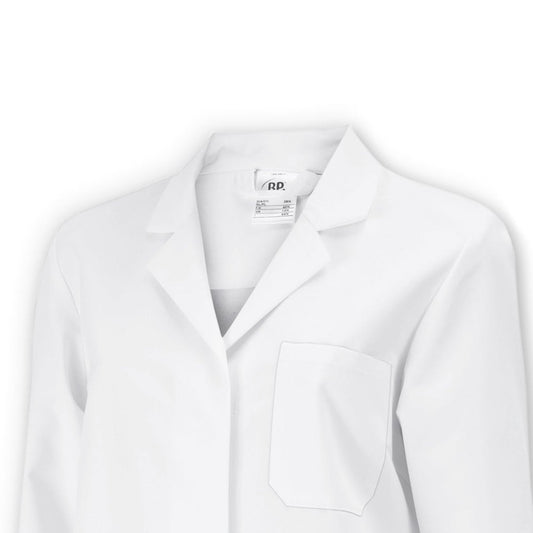 Damen-Arztmantel klassisch von Bierbaum-Proenen - Materialmix, praktische Taschen - Med-Praxisbedarf