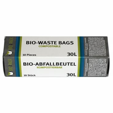 Bio4Pack Abfallbeutel 30 Liter kompostierbar - für medizinische Abfälle, 100% biologisch abbaubar - Med-Praxisbedarf