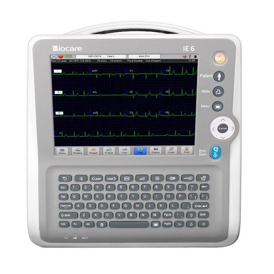 6-Kanal EKG Biocare IE-6 - mobiles Ruhe-EKG-Gerät für Arztpraxen und Kliniken - Med-Praxisbedarf