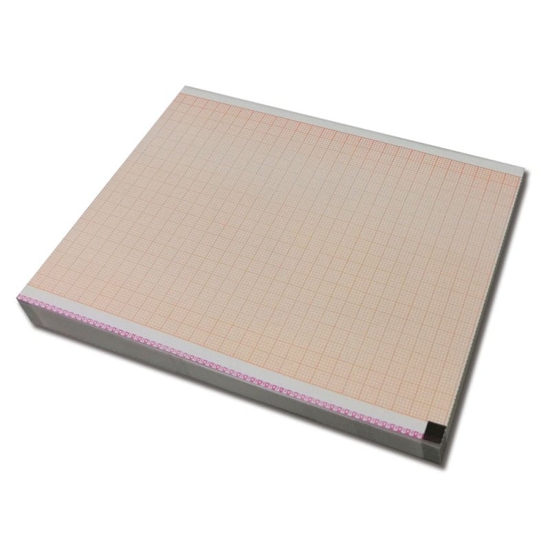 EKG-Papier für Biocare IE6 - Abmessungen 112x140mm, passgenau für den Gerätedrucker - Med-Praxisbedarf