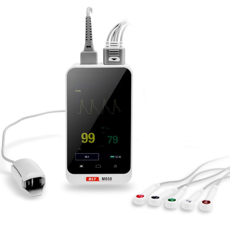 Biolight Handheld Monitor in Anwendung - mobile Patientenüberwachung in der Pflegeeinrichtung - Med-Praxisbedarf