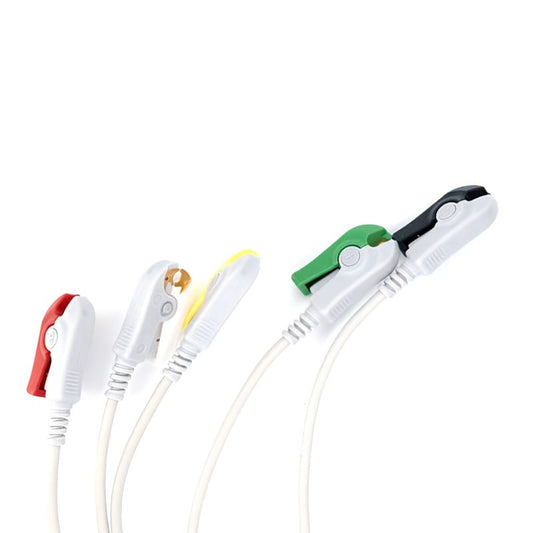 EKG-Kabel mit Krokodilklemme 5-adrig - von Biolight, für Kinder und Erwachsene, Zubehör - Med-Praxisbedarf