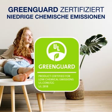 Bona Parkett Refresher Gebinde - seitliche Ansicht der Flasche mit ergonomischem Griff - Med-Praxisbedarf