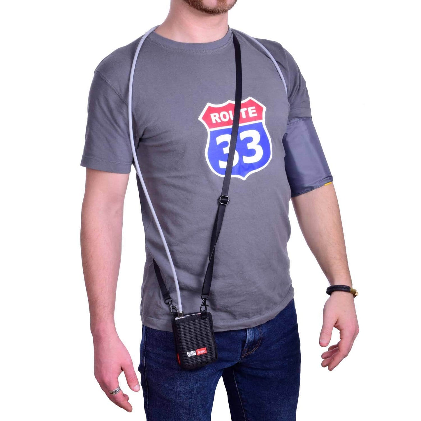 boso TM 2450 Langzeit-Blutdruckmonitor - inklusive Tasche und Manschette, einfach zu bedienen - Med-Praxisbedarf