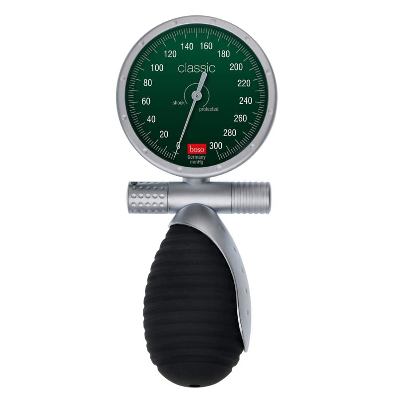 boso classic saturn im Detailansicht - präzises Manometer und langlebige Manschette - Med-Praxisbedarf