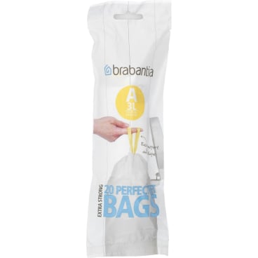 Brabantia Typ A Beutel 3 Liter Fassungsvermögen - für klinische Abfalleimer - Med-Praxisbedarf