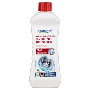 HEITMANN Waschmaschinen Hygiene-Reiniger 3in1 - entfernt Kalk, Bakterien und Gerüche - Med-Praxisbedarf