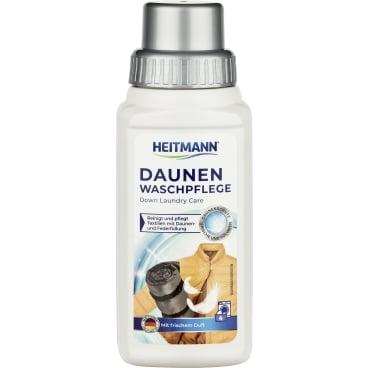 Heitmann Daunenwaschpflege Flasche 1 Liter - spezielles Reinigungsmittel für Daunentextilien - Med-Praxisbedarf