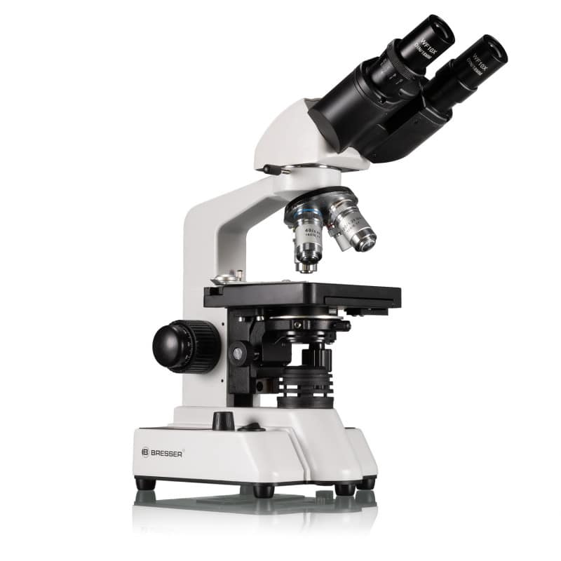 BRESSER Researcher Bino Mikroskop binokular - Durchlicht, für medizinische Einrichtungen, 280mm Länge - Med-Praxisbedarf