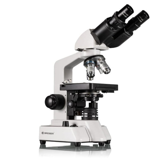 BRESSER Researcher Bino Mikroskop binokular - Durchlicht, für medizinische Einrichtungen, 280mm Länge - Med-Praxisbedarf