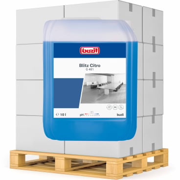 Buzil Allzweckreiniger Blitz-Citro G 481 - neutraler Universalreiniger mit frischem Citrusduft - Med-Praxisbedarf