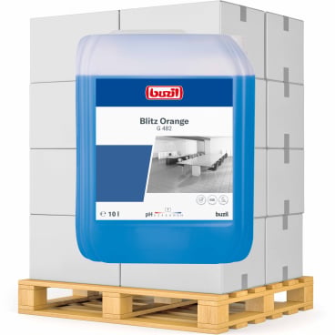 Universalreiniger Blitz-Orange G 482 - mit frischem Duft, ideal für Praxen und Kliniken - Med-Praxisbedarf