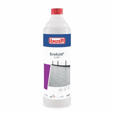 Buzil Feinsteinzeugreiniger Erolcid G 491 - entfernt Kalk, Rost und Zementschleier - Med-Praxisbedarf