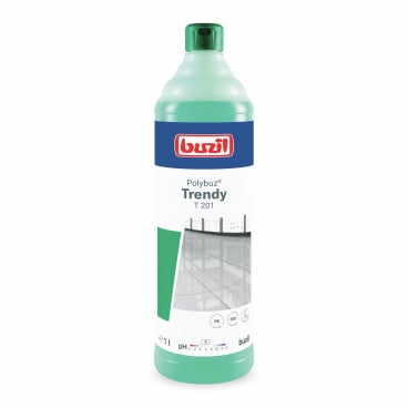 Unterhaltsreiniger Polybuz Trendy T 201 - Für wasserbeständige Bodenbeläge und versiegeltes Parkett - Med-Praxisbedarf