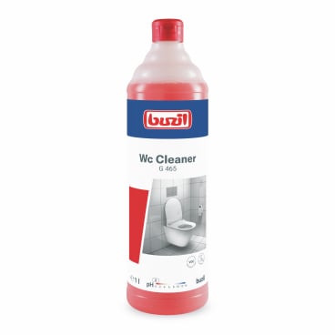 Buzil WC-Reiniger WC Cleaner G 465 - gegen Kalk und Urinstein, für salzsäurebeständige WCs - Med-Praxisbedarf