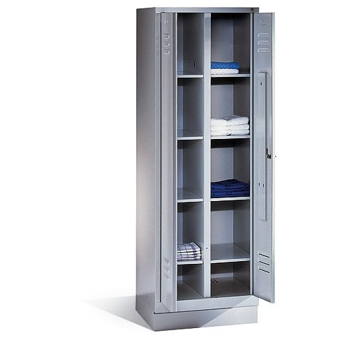 Umkleideschrank mit Kleiderstange - praktischer Personalschrank für Kliniken, 180 cm hoch - Med-Praxisbedarf