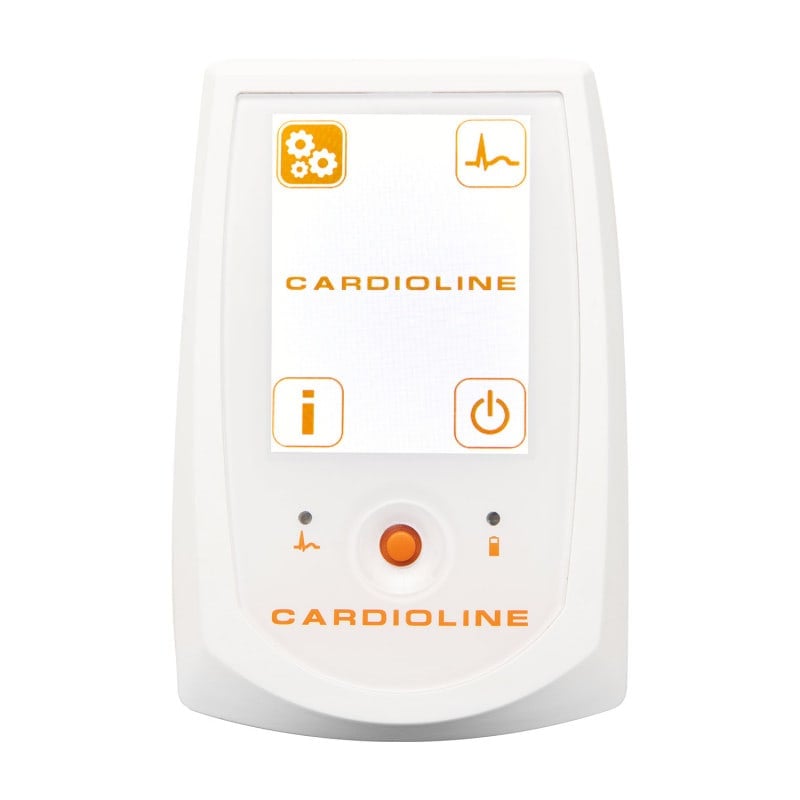 Clickholter Langzeit-EKG-Rekorder in Nahaufnahme - leichtes Gerät für Klinik und Praxis - Med-Praxisbedarf