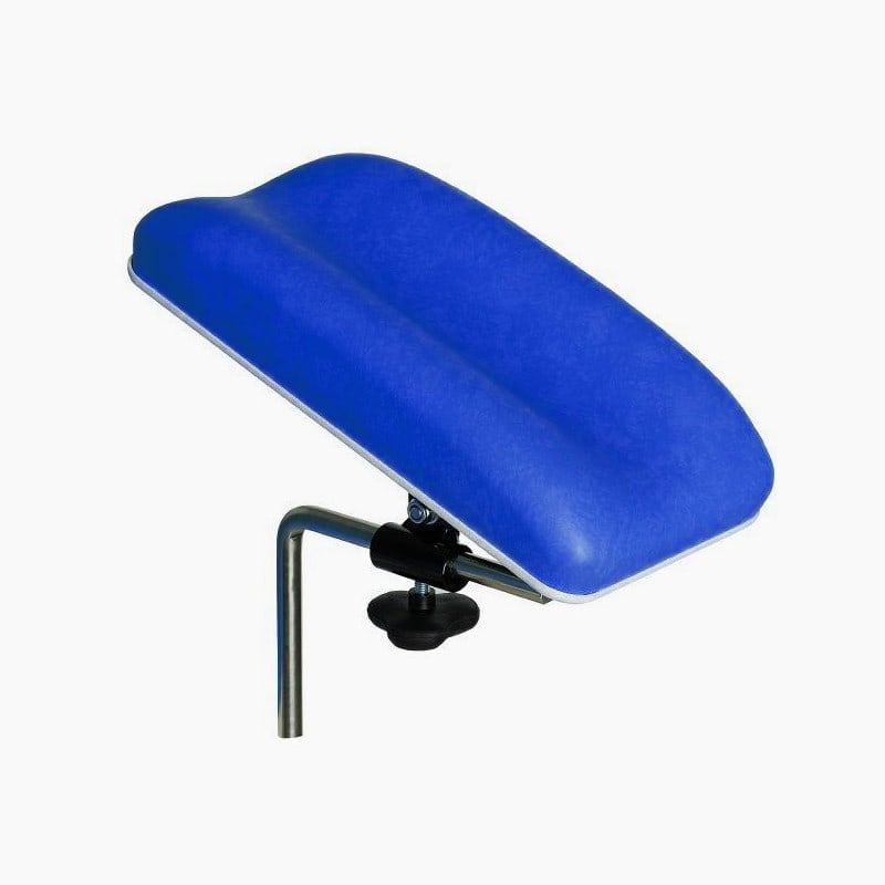 Detail der Armauflage für Blutentnahme - hygienische, abwischbare Oberfläche - Med-Praxisbedarf