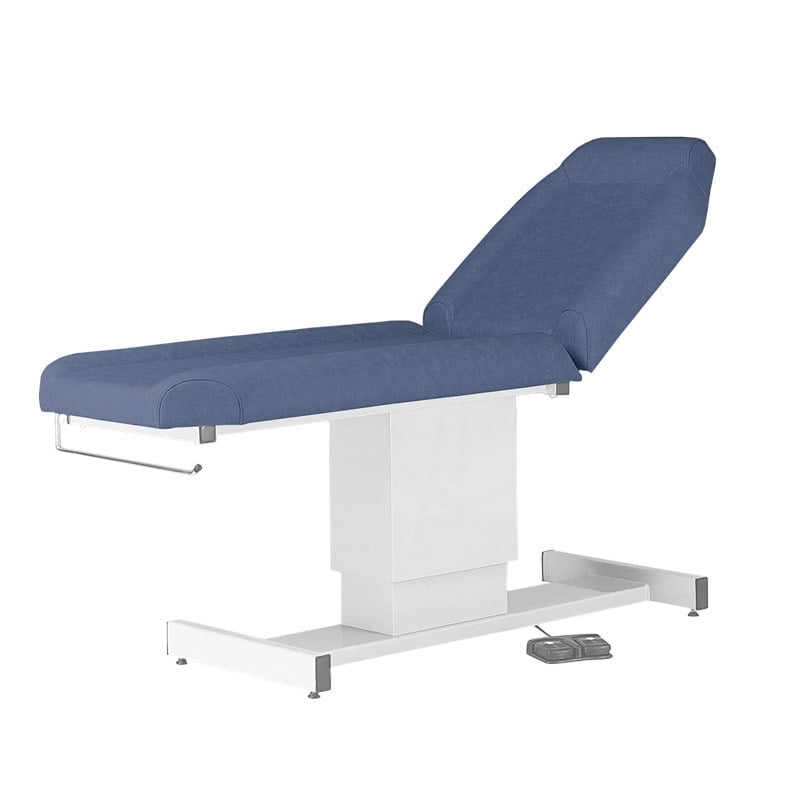 Comfort-Untersuchungsliege in Arztpraxis - bequeme, speziell geformte Polsterung für Patienten - Med-Praxisbedarf