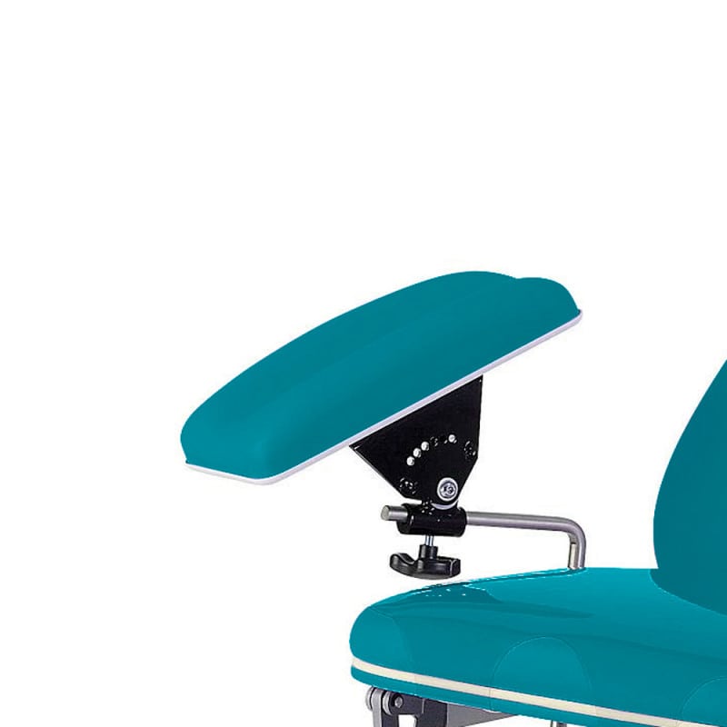 Design-Blutentnahmestuhl CARINA Medical in Weiß - mit fester Sitzhöhe von 50 cm für Arztpraxen - Med-Praxisbedarf
