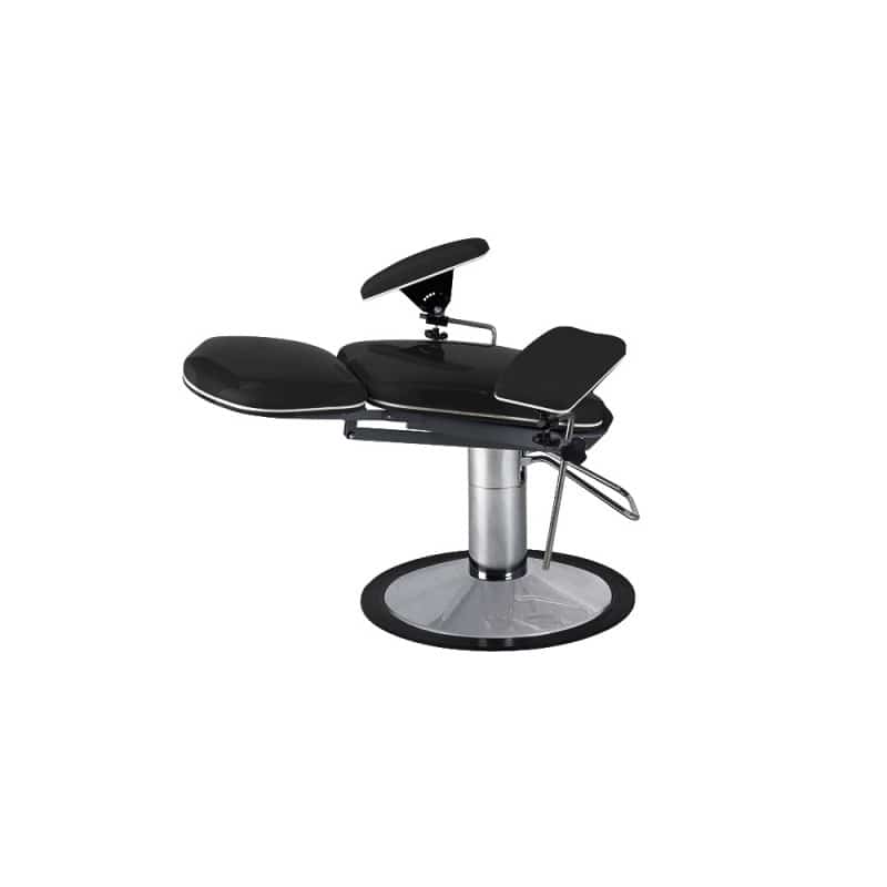 Detailansicht Blutentnahmestuhl Armauflage - ergonomische Form für patientenfreundliche Blutabnahme - Med-Praxisbedarf