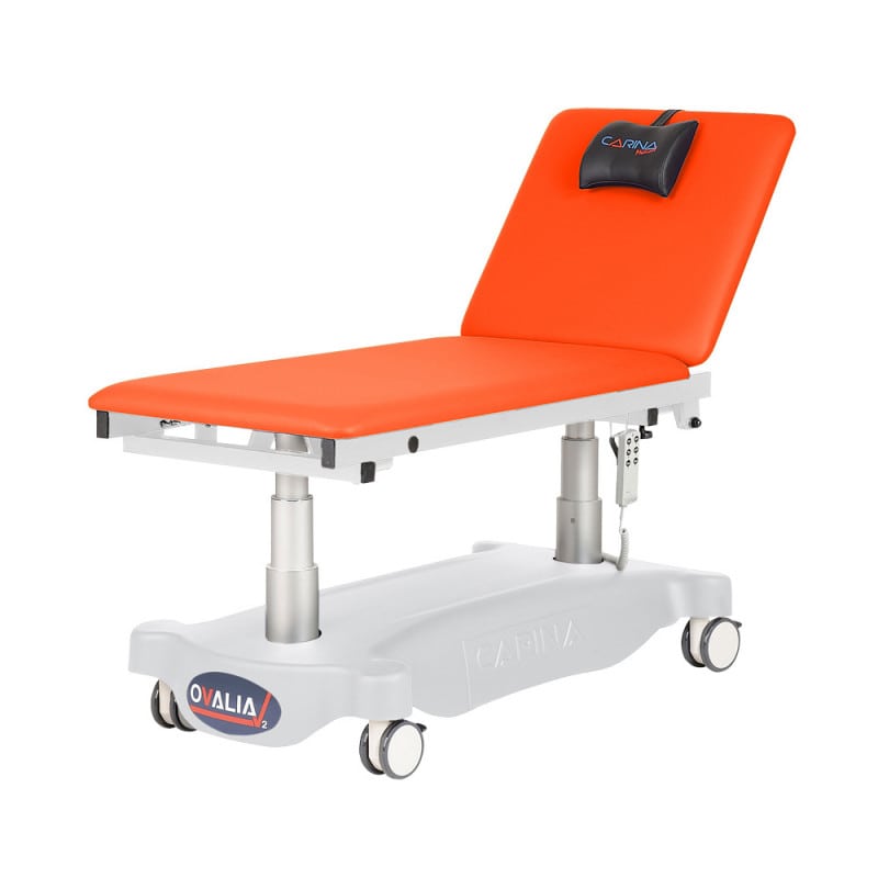 Elektrische Liege in Position gebracht - maximale Flexibilität für Therapeut und Patient - Med-Praxisbedarf