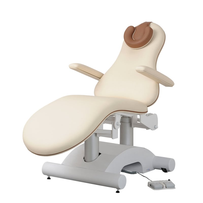 Kosmetik-Behandlungsstuhl Carina - für dermatologische und ästhetische Behandlungen, grau - Med-Praxisbedarf