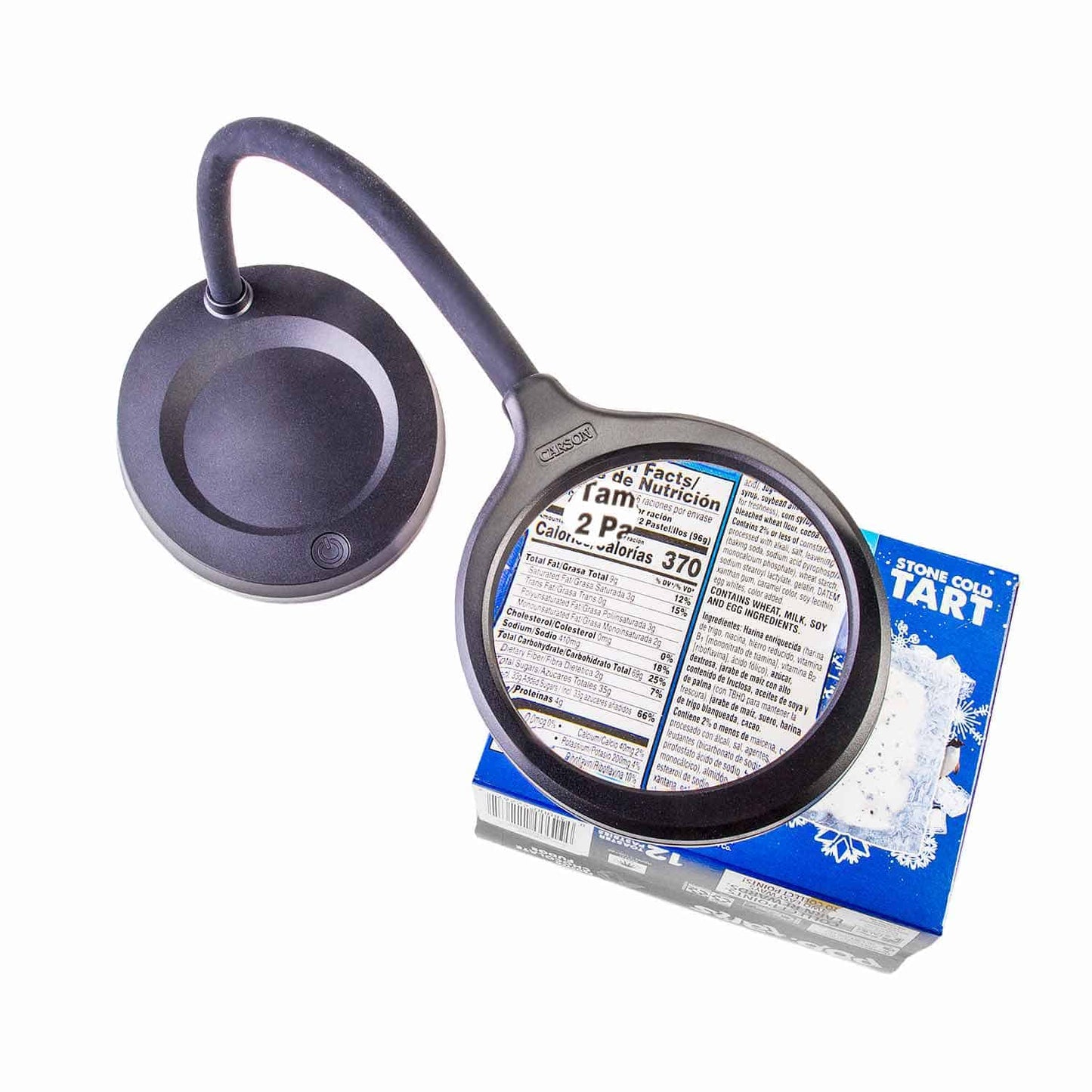 DeskBrite™ 300 von CARSON - flexible Tischleuchte mit 3x Vergrößerungslinse, LED - Med-Praxisbedarf