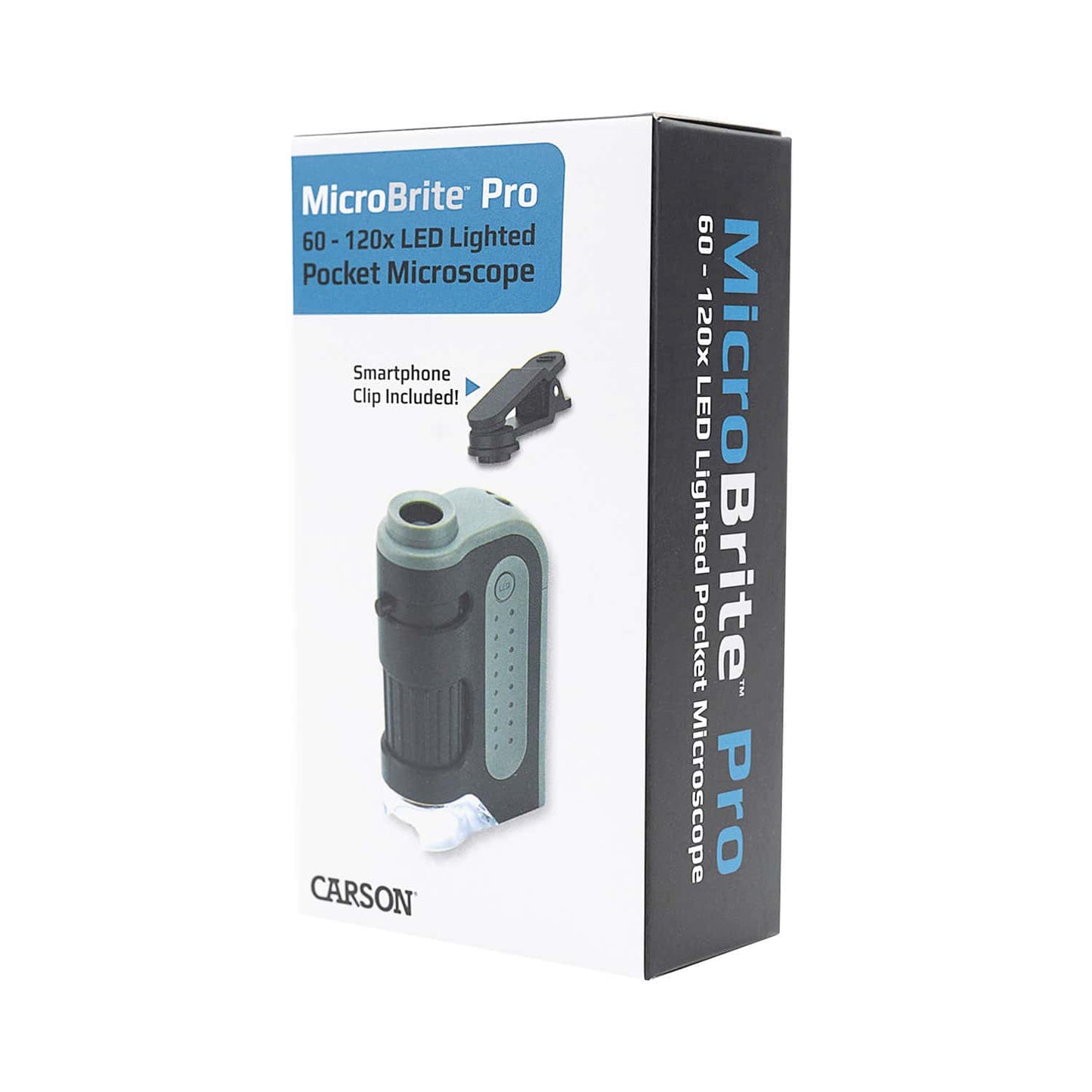 MicroBrite Pro Taschenmikroskop von CARSON - kompakt für professionellen Einsatz, 7.37 cm hoch - Med-Praxisbedarf