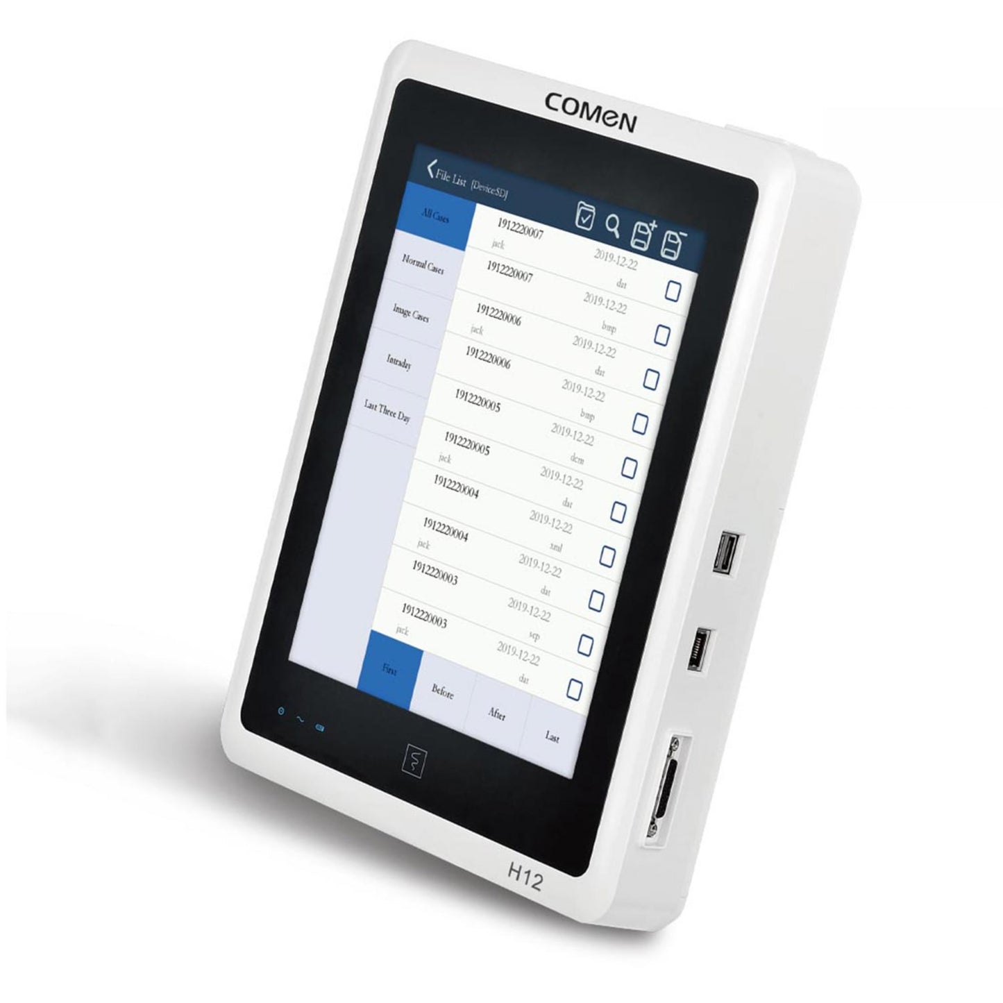 Mobiles EKG-Gerät COMEN H12 - großes Display und einfache Bedienung - Med-Praxisbedarf