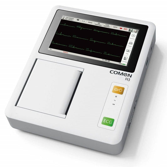 COMEN 3-Kanal-EKG H3 - kompaktes Gerät mit 6,2 Zoll LED-Touchscreen - Med-Praxisbedarf