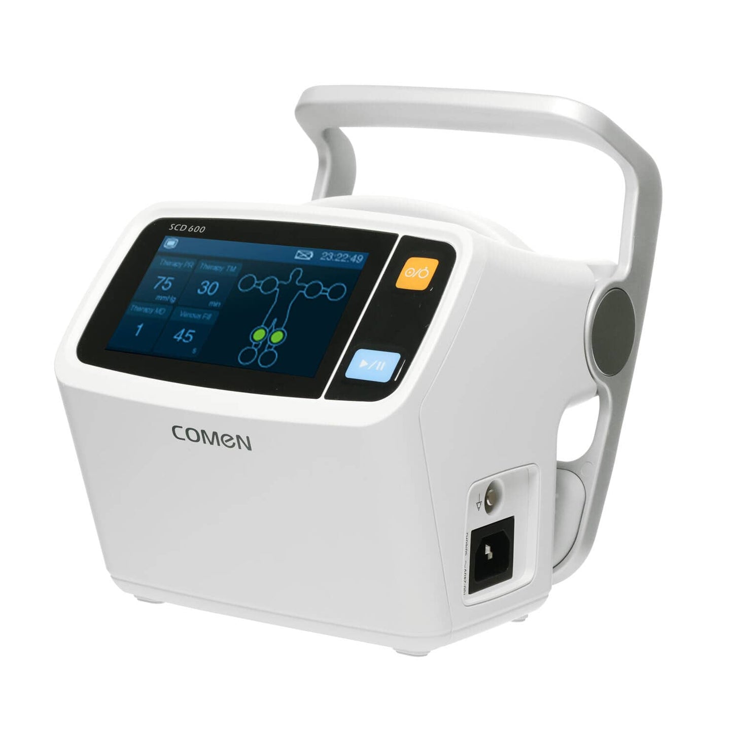 COMEN SCD600 mit Manschetten - Kompressionssystem zur Thromboseprophylaxe, bequeme Anlage - Med-Praxisbedarf
