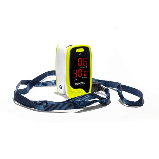 Contec CMS50L PRO Fingerpulsoximeter - Messgerät für Sauerstoffsättigung und Puls - Med-Praxisbedarf