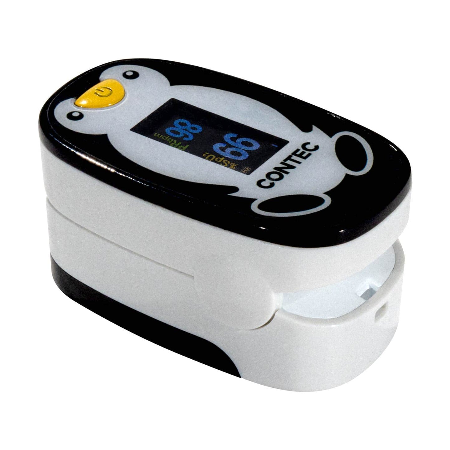 Kinder Fingerpulsoximeter von Contec - Gerät zur Pulsoximetrie für kleine Patienten, Display - Med-Praxisbedarf