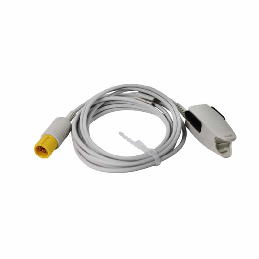 SpO2 Clip-Sensor von Contec - misst Sauerstoffsättigung und Pulsfrequenz - Med-Praxisbedarf