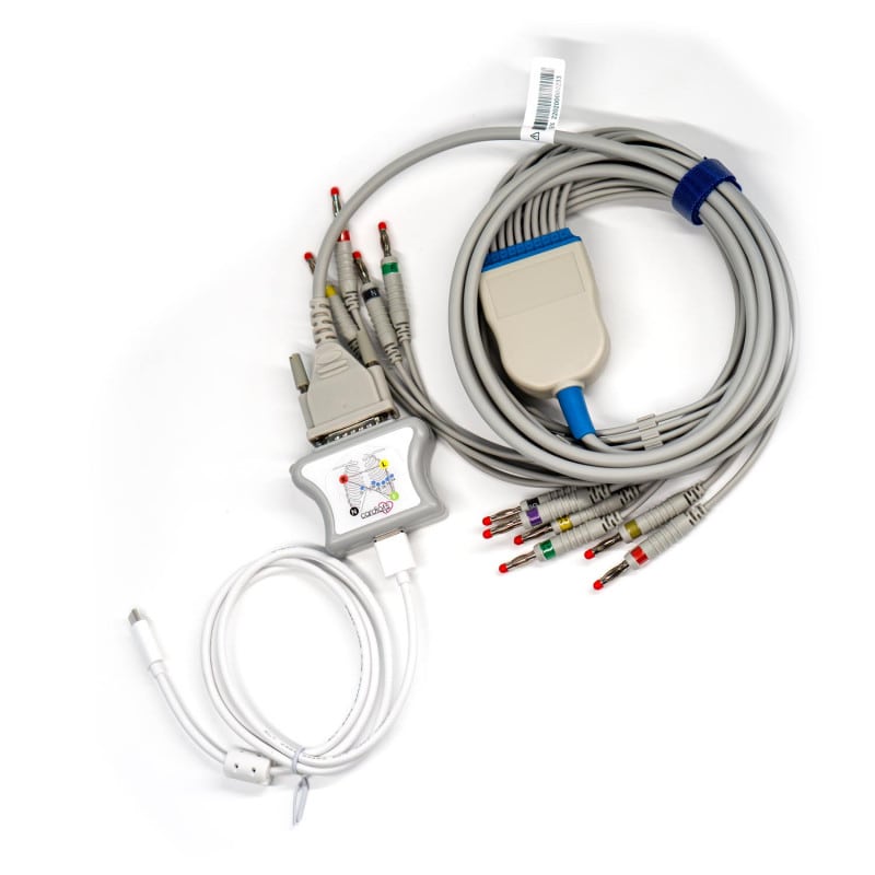 CardioNS E2 von der Seite - schlankes Design und Größendarstellung - Med-Praxisbedarf
