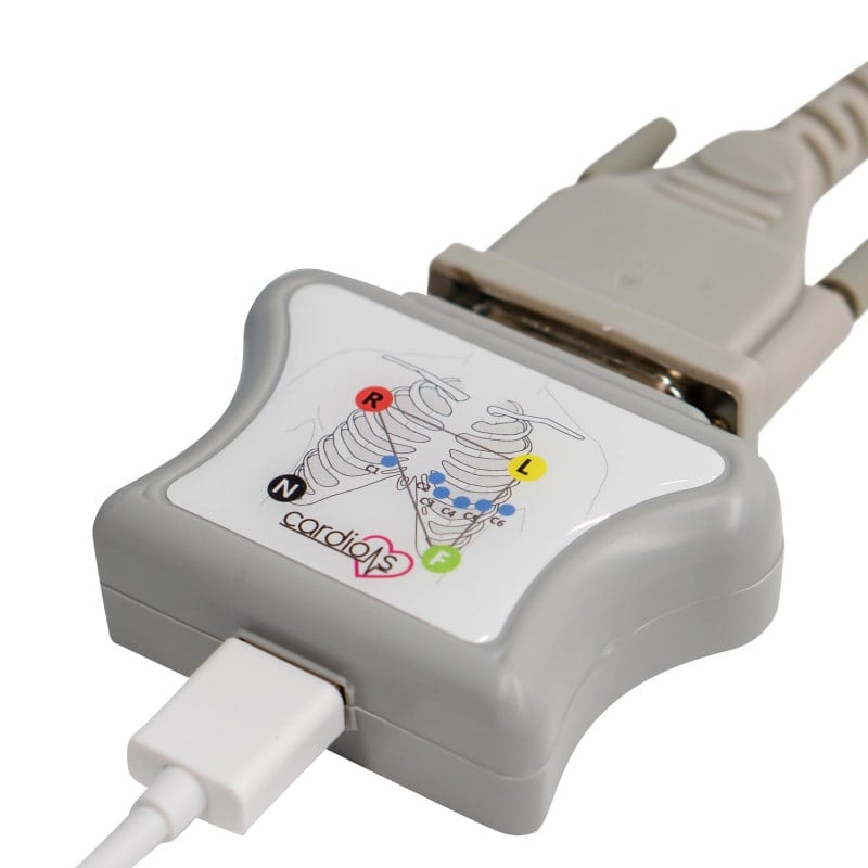 CardioNS E2 Frontansicht mit Tastatur - Bedienelemente und Display im Detail - Med-Praxisbedarf