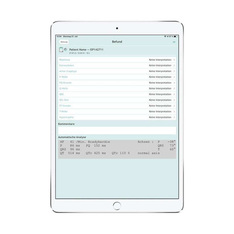 CardioSecur Pro Vermessungsoption - Software für parametrische EKG-Vermessung, Herzfrequenz - Med-Praxisbedarf