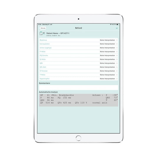 CardioSecur Pro Vermessungsoption - Software für parametrische EKG-Vermessung, Herzfrequenz - Med-Praxisbedarf