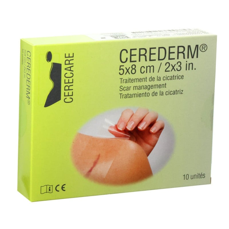 Cerederm Silikonpflaster von Cerecare - sicher haftend, für verschiedene Narbentypen - Med-Praxisbedarf