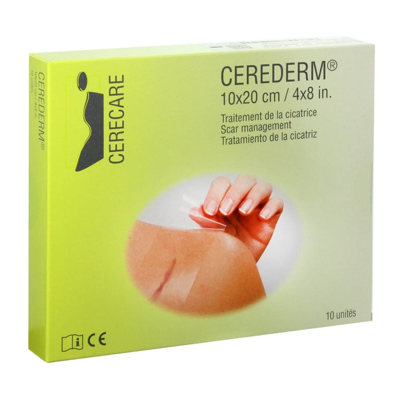Medizinisches Silikonpflaster Cerederm - zur sicheren und effektiven Narbentherapie - Med-Praxisbedarf