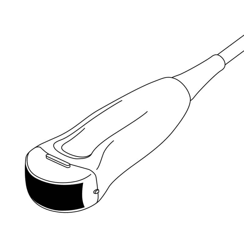 Mikro-Konvex-Sonde MC3-A - vielseitige Ultraschallsonde für medizinische Diagnostik von Chison - Med-Praxisbedarf