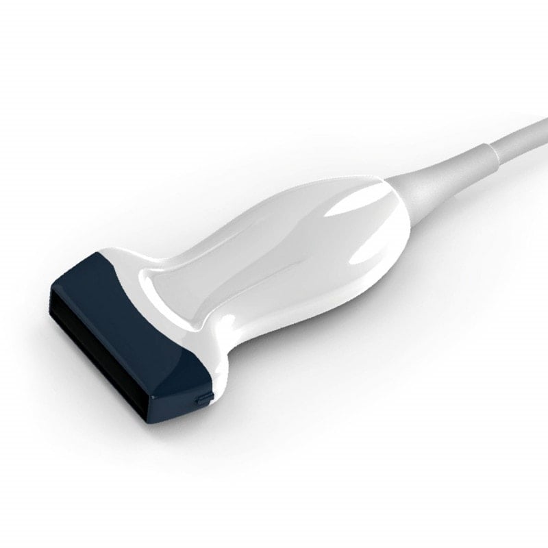 SonoBook 8 Linear Array Sonde - seitliche Ansicht mit Kabel und Stecker - Med-Praxisbedarf