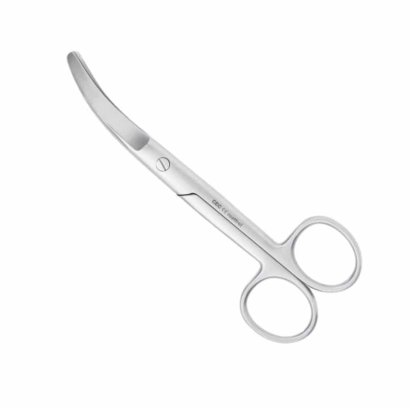 Nabelschnurschere nach Busch - 13 cm lange Schere für die Geburtshilfe, gut in der Hand liegend - Med-Praxisbedarf