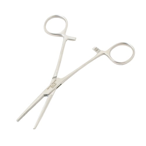 Pean-Klemme Instrument für die Gefäßchirurgie - zum Fassen und Halten von Blutgefäßen, gebogen - Med-Praxisbedarf