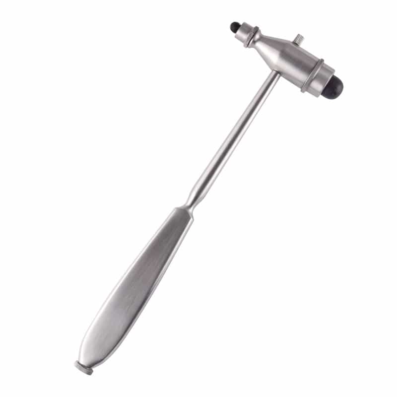 Reflexhammer nach Trömner - klassischer Doppelkopf-Hammer für Neurologie - Med-Praxisbedarf