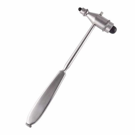Reflexhammer nach Trömner - klassischer Doppelkopf-Hammer für Neurologie - Med-Praxisbedarf
